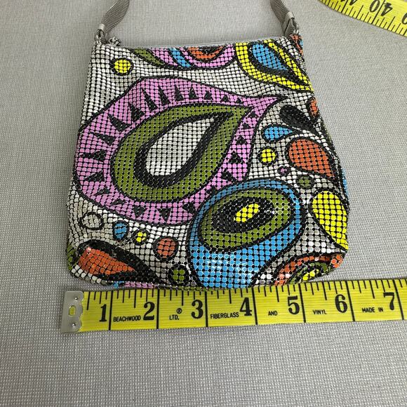 Whiting & Davis mesh enamel pop art design bag - Picture 10 of 10